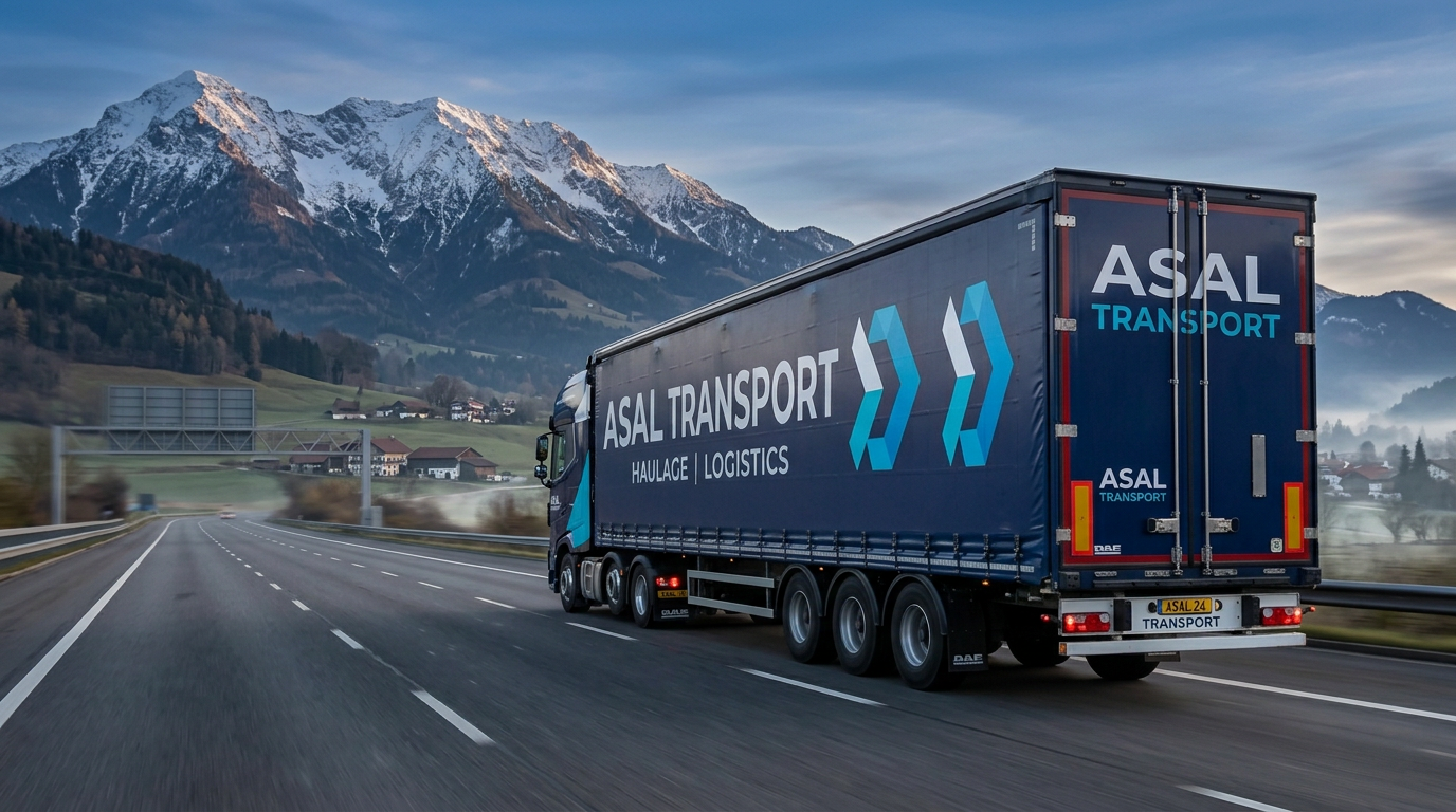 ASAL Transport HGV on a European mountain route